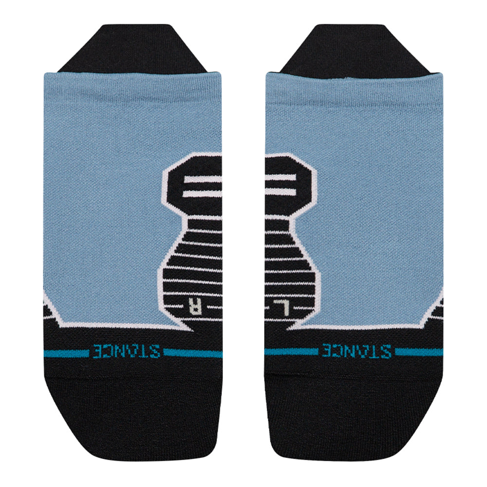 Stance Women's Blueberry Light Cushion Tab Socks - BlackToe Running
