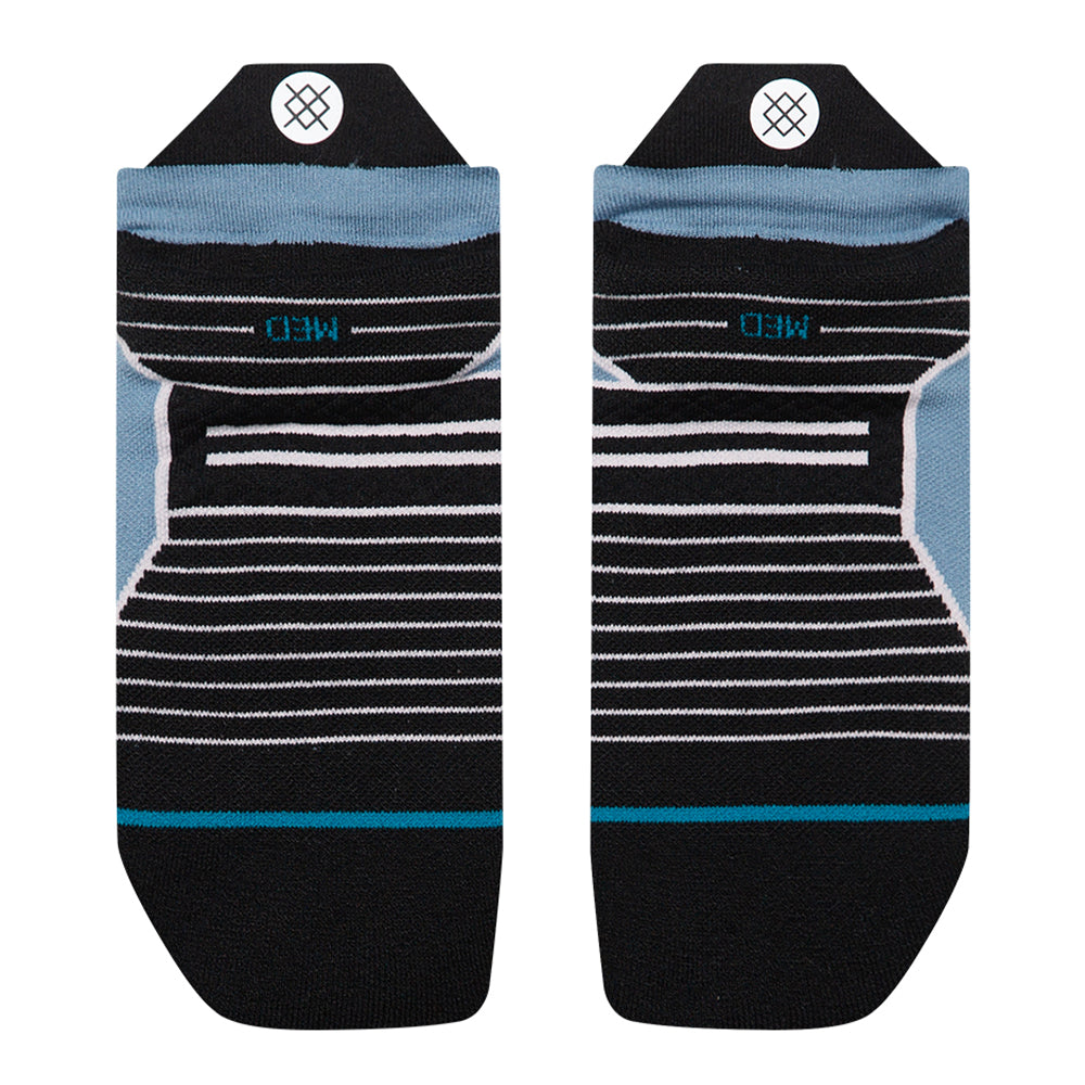 Stance Women's Blueberry Light Cushion Tab Socks - BlackToe Running