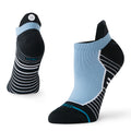 Stance Women's Blueberry Light Cushion Tab Socks - BlackToe Running#colour_blue