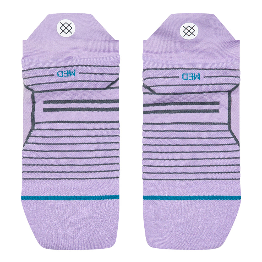 Stance Women's Grape Light Cushion Tab Socks - BlackToe Running#colour_lavender