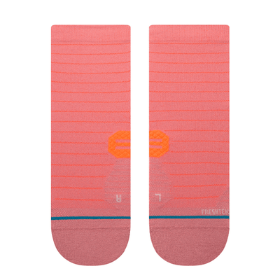 Stance Women's - Amari Quarter Socks Socks - BlackToe Running - 