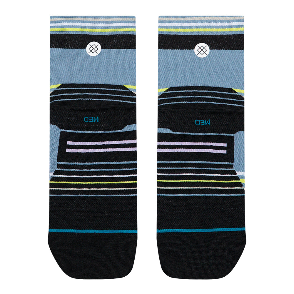 Stance Women's Briar Ultralight Cushion Quarter Socks - BlackToe Running
