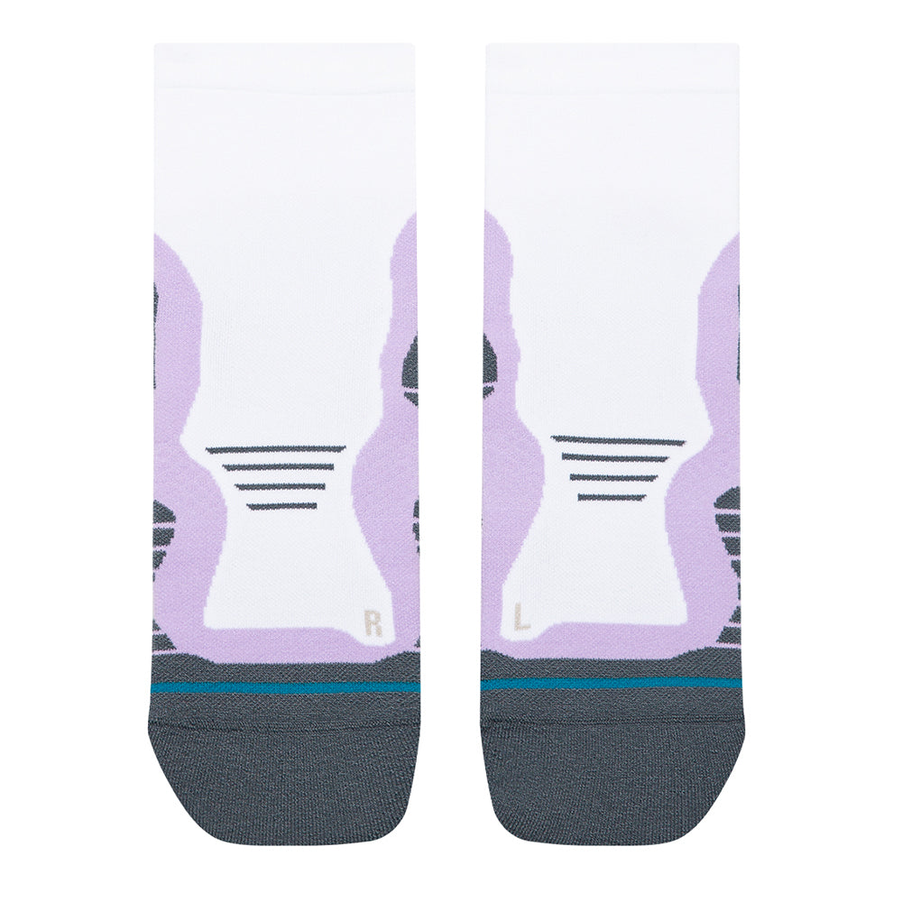Stance Women's Pace Light Cushion Quarter Socks - BlackToe Running