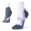Stance Women's Pace Light Cushion Quarter Socks - BlackToe Running#colour_lavender