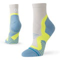 Stance Women's Pace Light Cushion Quarter Socks - BlackToe Running#colour_lime