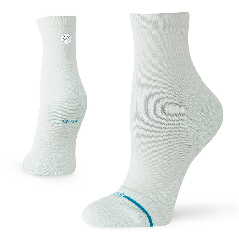 Stance Women's Solid Ultralight Cushion Quarter Socks - BlackToe Running#colour_light-blue