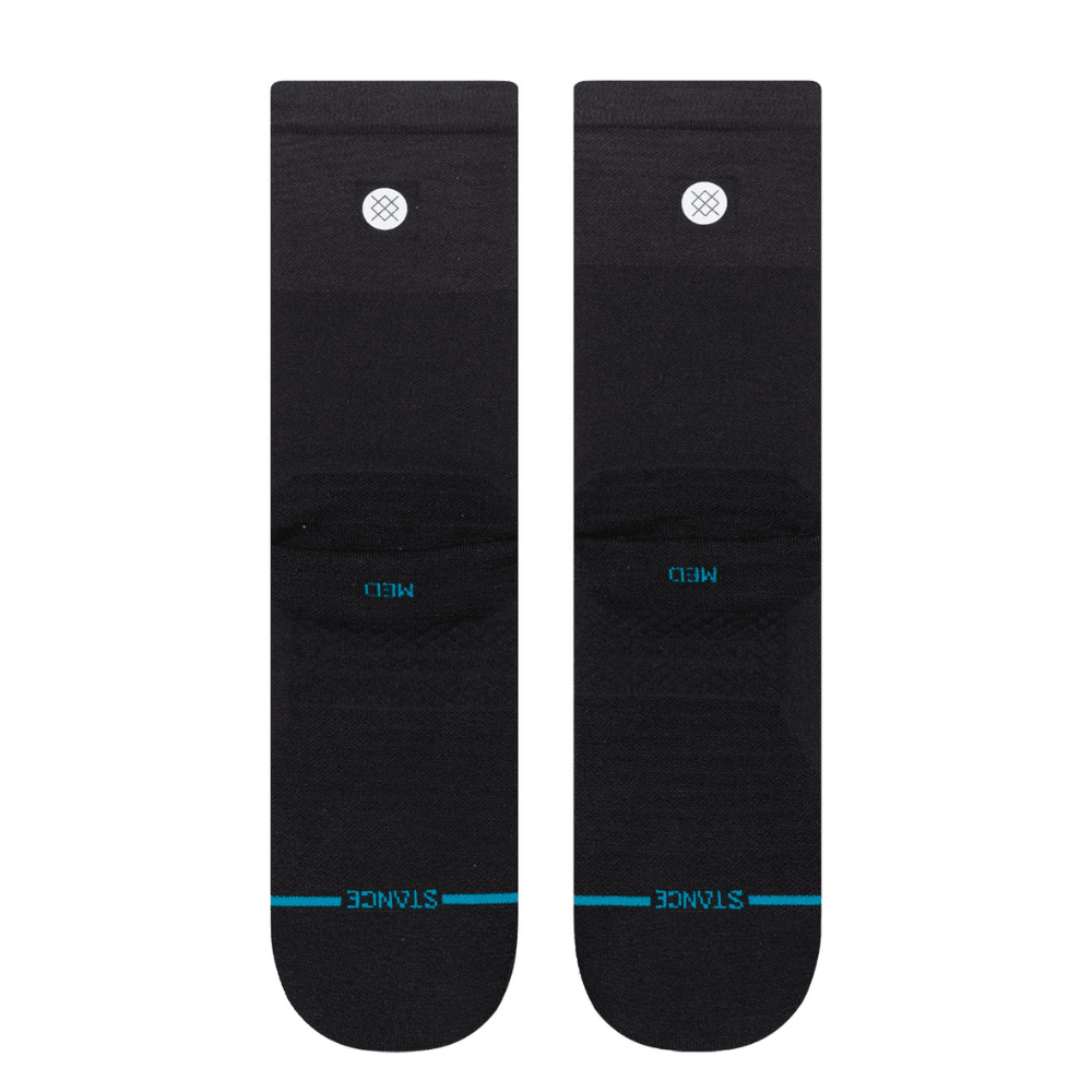 Stance Women's Spice Girls x Spice Force Five Light Cushion Crew Socks - BlackToe Running#colour_black