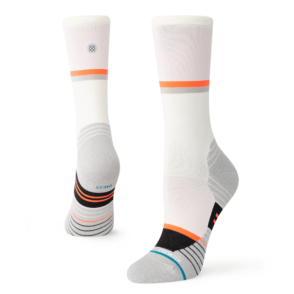 Stance Women's Work It - Crew Socks - BlackToe Running#lilac-ice-alt