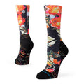 Stance Women's Run Torque Light Cushion Crew Socks - BlackToe Running#colour_black