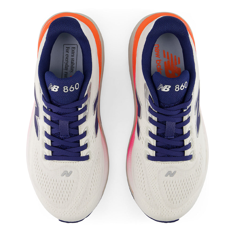 New Balance Women's Fresh Foam X 860v15 - BlackToe Running#colour_sea-salt-blue-oyster