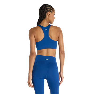 New Balance Women's Define Train Medium Support Bra - BlackToe Running#colour_galaxy-blue