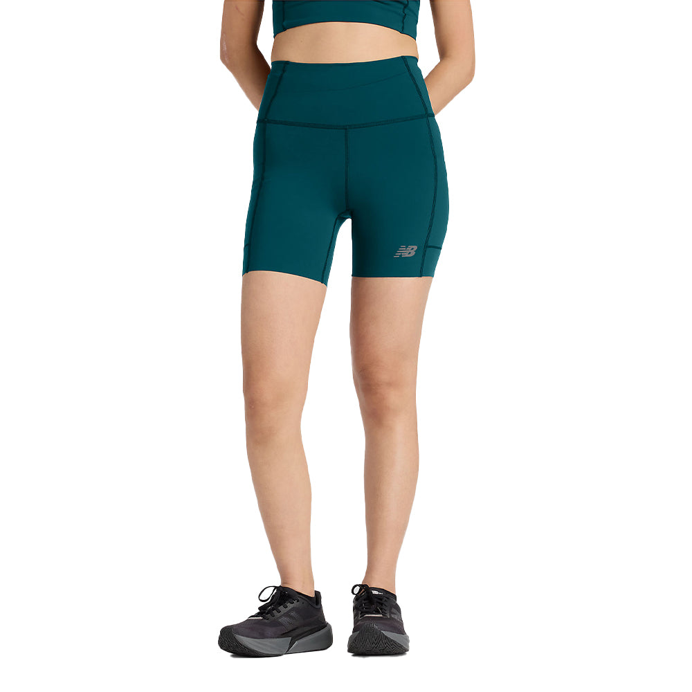 New Balance Women's RC Elite Storage 6" Short - BlackToe Running