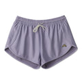 Tracksmith Women's Van Cortlandt Shorts - BlackToe Running#colour_lavender-aura