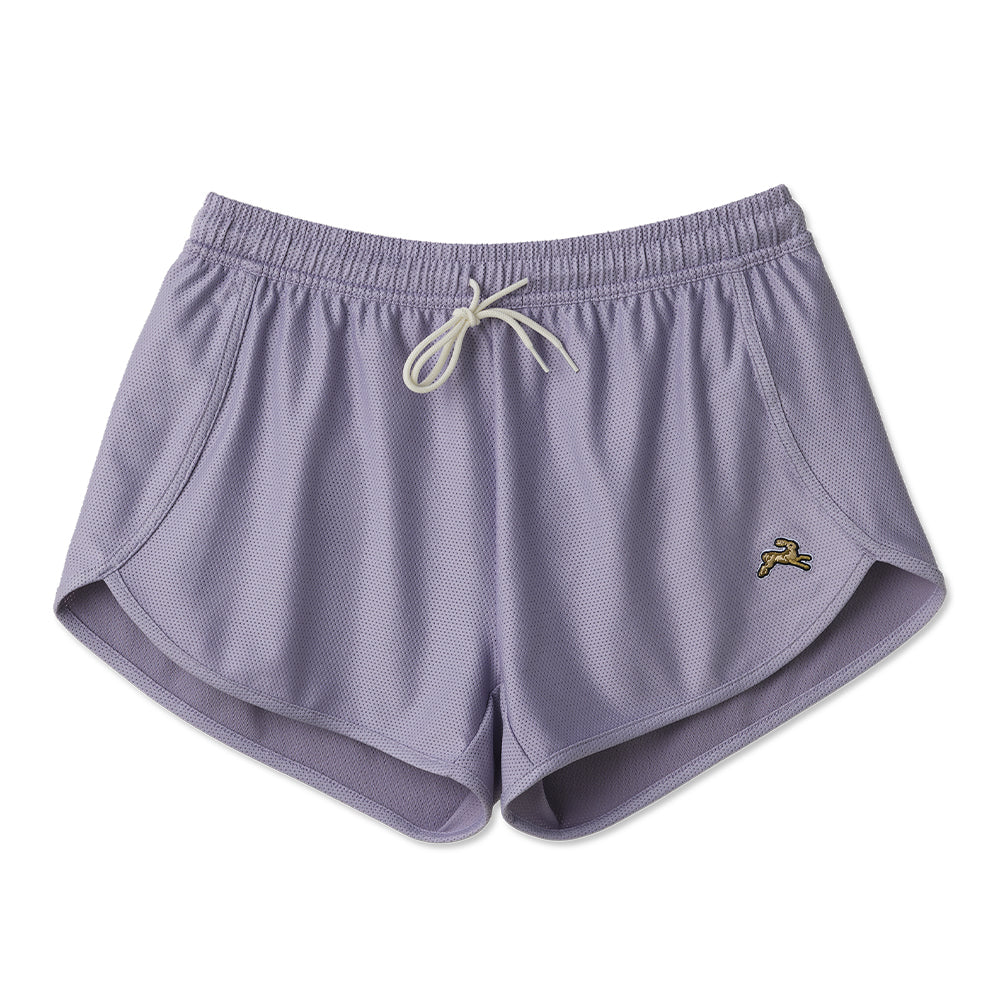 Tracksmith Women's Van Cortlandt Shorts - BlackToe Running#colour_lavender-aura