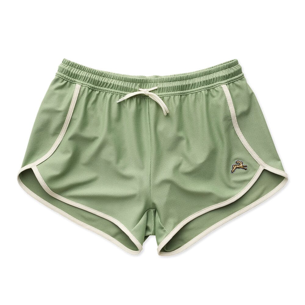 Tracksmith Women's Van Cortlandt Shorts - BlackToe Running#colour_loden-ivory