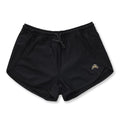Tracksmith Women's Van Cortlandt Shorts - BlackToe Running#colour_black