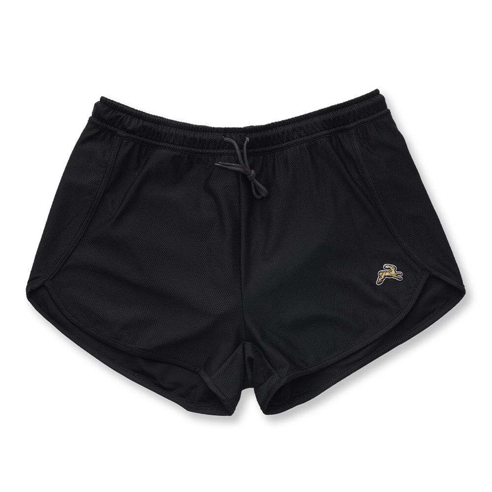 Tracksmith Women's Van Cortlandt Shorts - BlackToe Running#colour_black