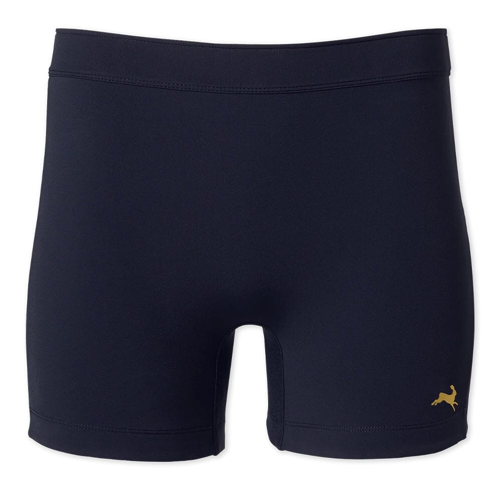 Tracksmith Women's Turnover Short Tights - BlackToe Running#colour_navy-5-pockets