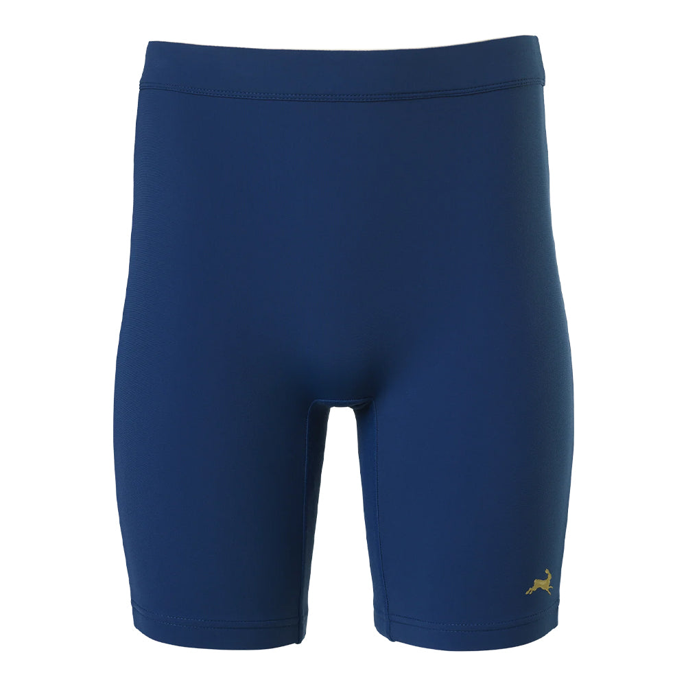 Trachsmith Women's Turnover Half Tights - BlackToe Running#colour_indigo