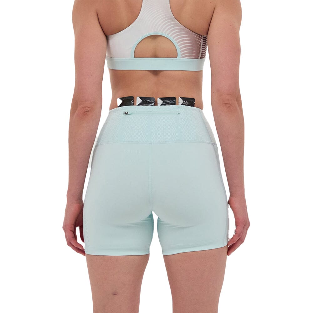 Bandit Running Women's Stamina™ High Waist 5" Compression Shorts - BlackToe Running#colour_minty-blue