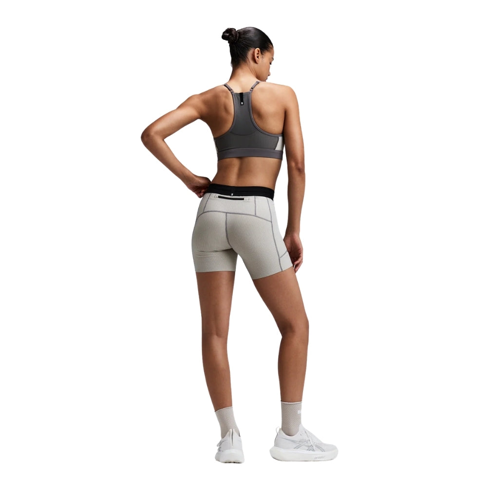 Bandit Women’s Striped Cadence 5" Compression Short - BlackToe Running