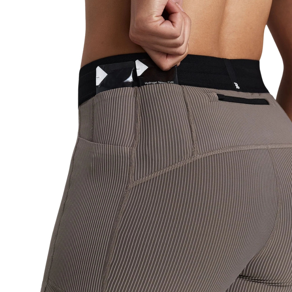 Bandit Women’s Striped Cadence 5" Compression Short - BlackToe Running