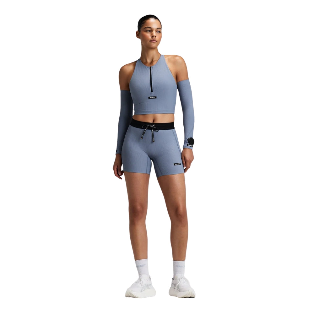 Bandit Women’s Striped Cadence 5" Compression Short - BlackToe Running