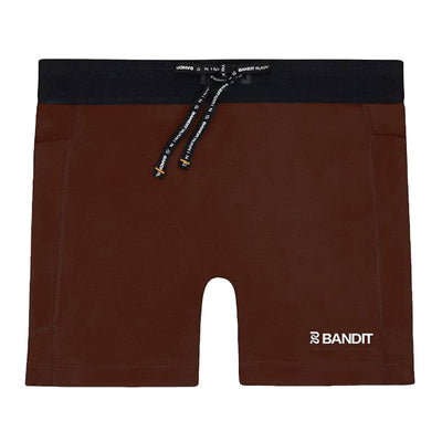 Bandit Running Women's Stamina™ 3" Compression Shorts - BlackToe Running#colour_coffee-bean