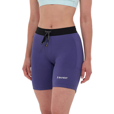 Bandit Running Women's Stamina™ 7" Compression Shorts - BlackToe Running#colour_purple-dusk