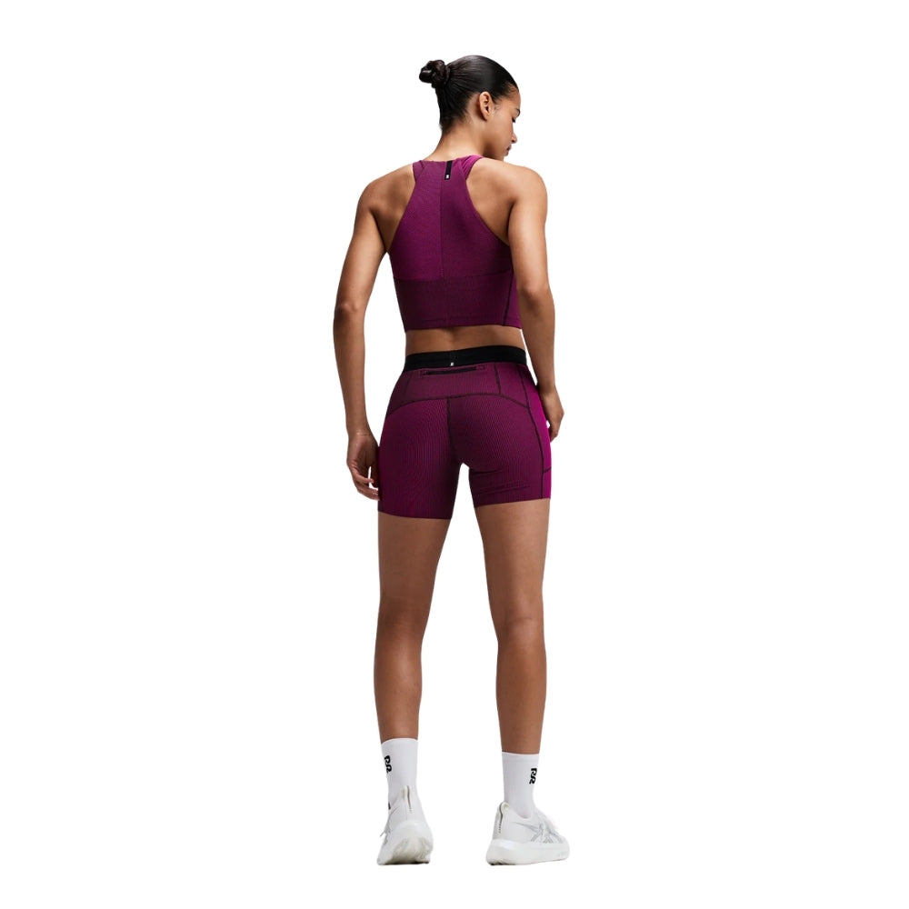 Bandit Women’s Striped Cadence 5" Compression Short - BlackToe Running