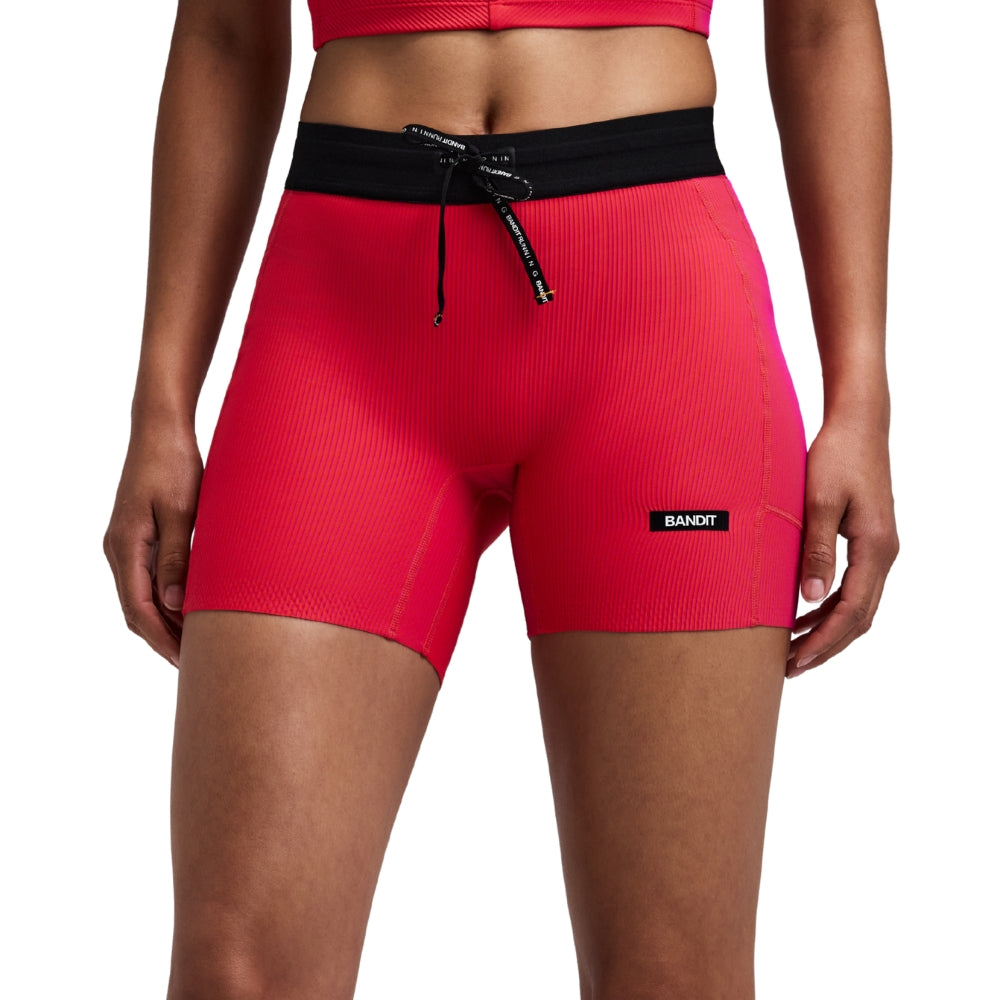 Bandit Women’s Striped Cadence 5" Compression Short 2.0 - BlackToe Running