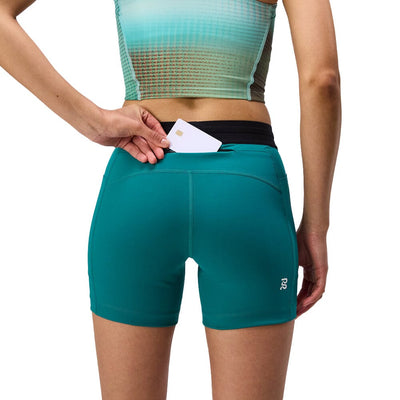 Bandit Running Women's Stamina™ 5" Compression Shorts - BlackToe Running#colour_gulfstream