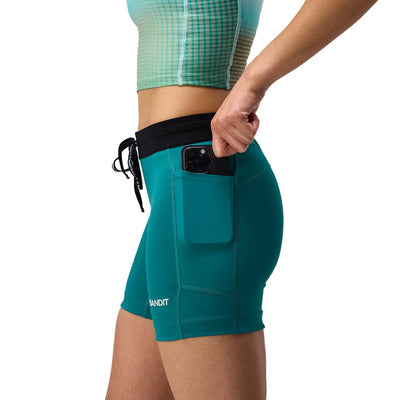 Bandit Running Women's Stamina™ 5" Compression Shorts - BlackToe Running#colour_gulfstream