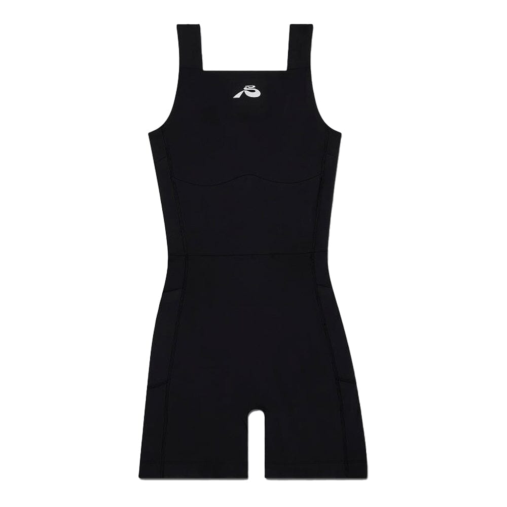 Bandit Running Women's Stamina™ Square Neck One Piece - BlackToe Running#colour_black