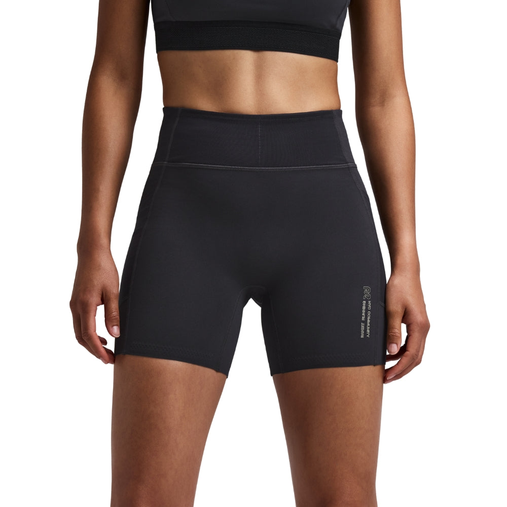 Bandit Running Women's Vanisher™ 5" High Waist Compression Shorts - BlackToe Running