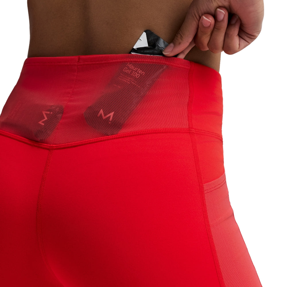 Bandit Running Women's Vanisher™ 5" High Waist Compression Shorts - BlackToe Running#colour_poppy