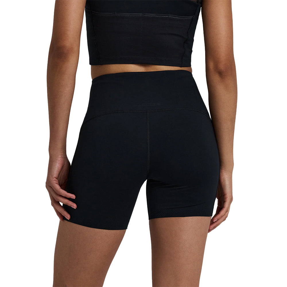 Bandit Running Women's Stamina-V High Waist 5" Compression Short - BlackToe Running#colour_black