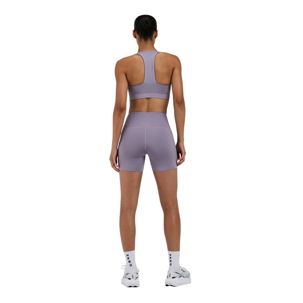 Bandit Running Women's Stamina-V High Waist 5" Compression Short - BlackToe Running#colour_violet-fog