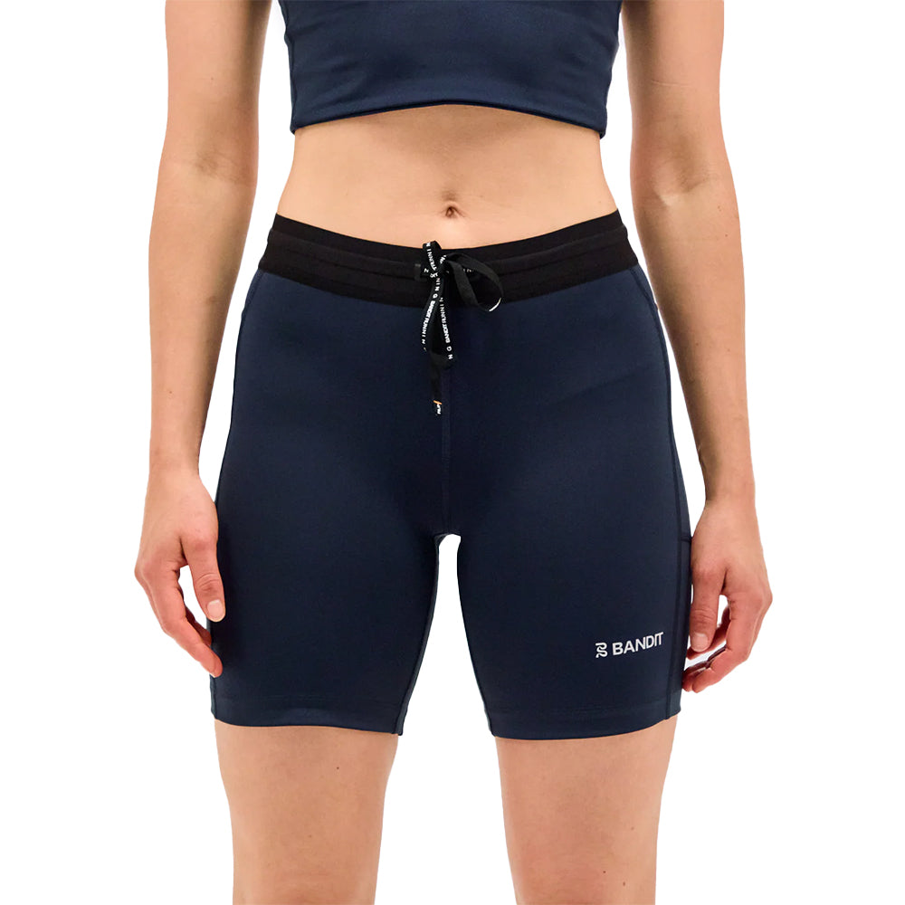 Bandit Running Women's Stamina™ 7" Compression Shorts - BlackToe Running#colour_ny-navy