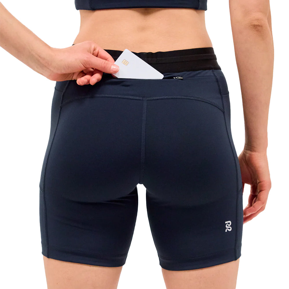 Bandit Running Women's Stamina™ 7" Compression Shorts - BlackToe Running#colour_ny-navy