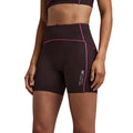Bandit Running Women's Vanisher™ 5" Pop Stitch™ High Waist Compression Short - BlackToe Running#colour_espresso
