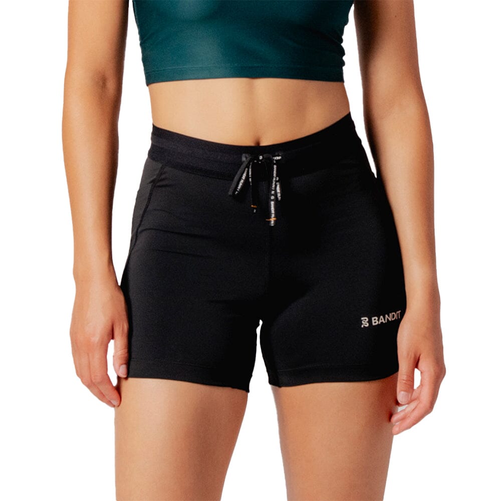 Bandit Running Women's Stamina™ 5" Compression Shorts - BlackToe Running#colour_black