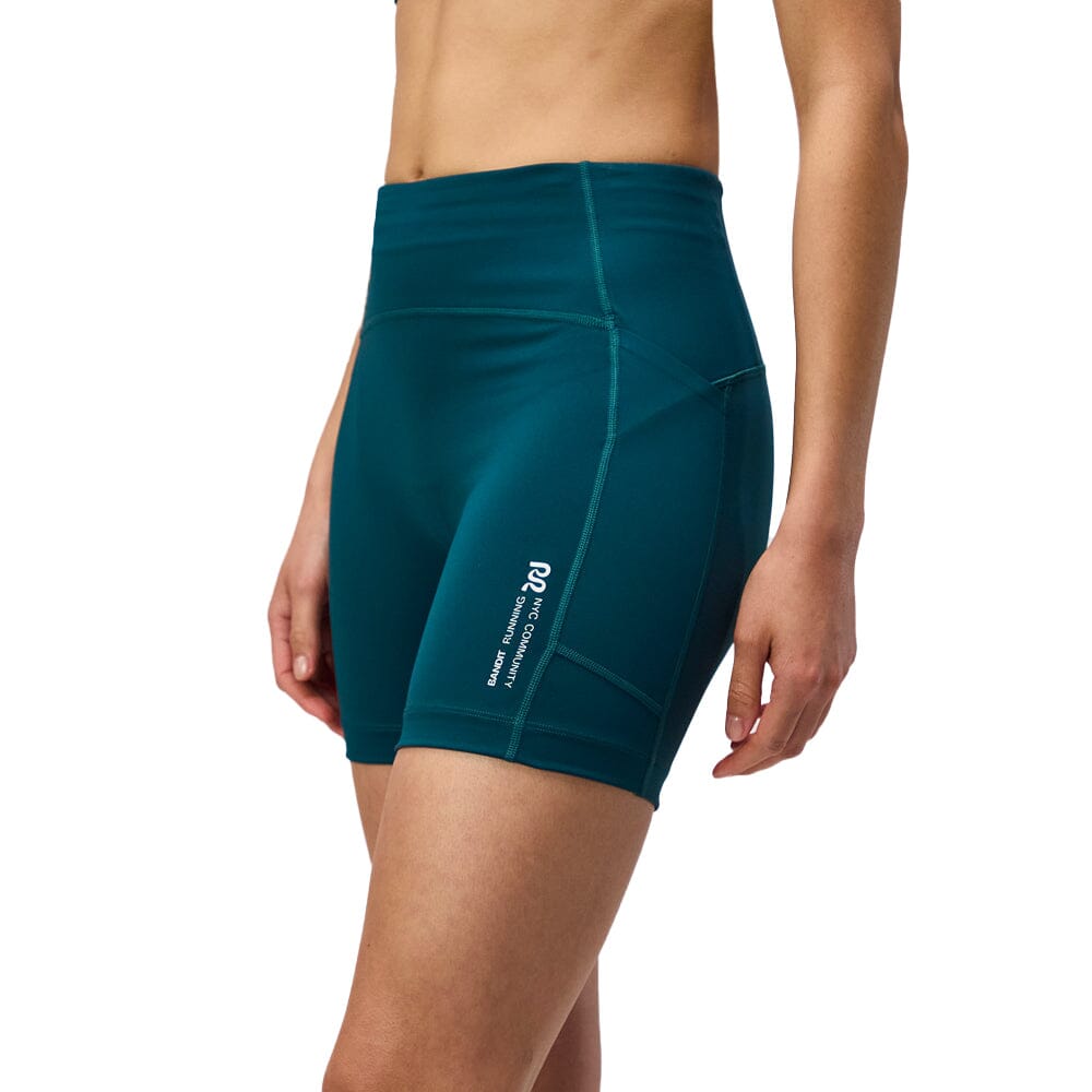 Bandit Running Women's Stamina™ High Waist 5" Compression Shorts - BlackToe Running#colour_pine
