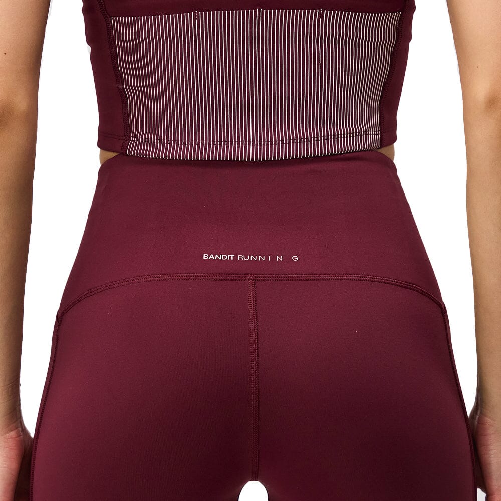 Bandit Running Women's Stamina™ High Waist 5" Compression Shorts - BlackToe Running#colour_port