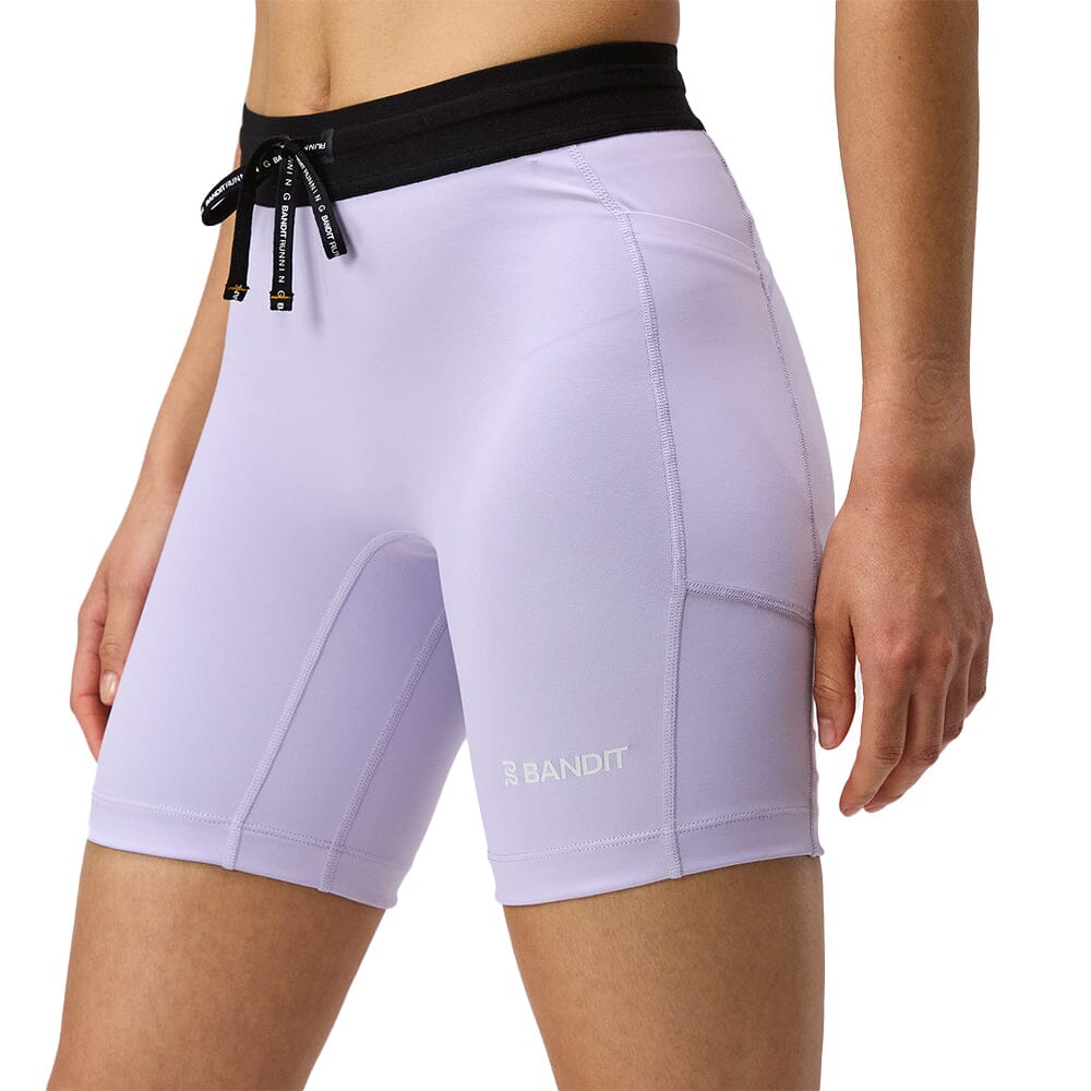 Bandit Running Women's Stamina™ 7" Compression Shorts - BlackToe Running#colour_light-thistle