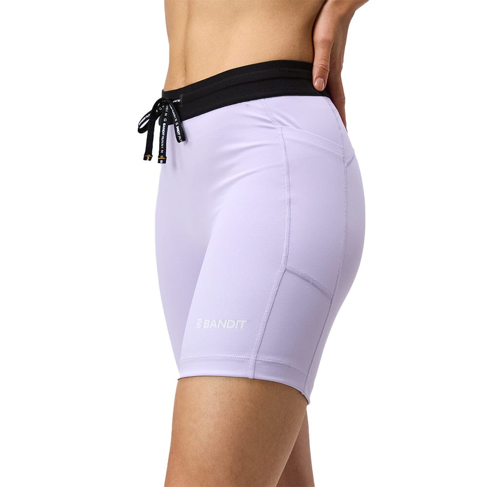 Bandit Running Women's Stamina™ 7" Compression Shorts - BlackToe Running#colour_light-thistle