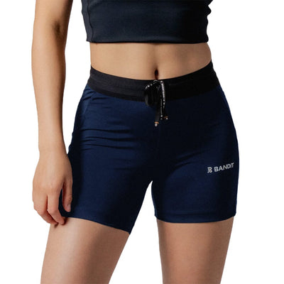 Bandit Running Women's Stamina™ 5" Compression Shorts - BlackToe Running#colour_NY-navy
