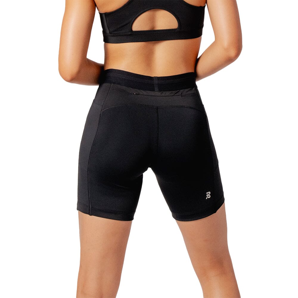 Bandit Running Women's Stamina™ 7" Compression Shorts - BlackToe Running#colour_black