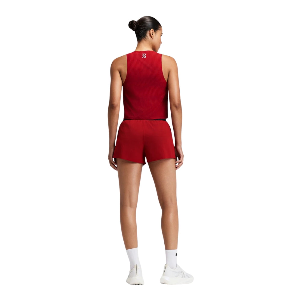 Bandit Running Women's CoolGrid™ Race Singlet - BlackToe Running#colour_oxide-red