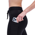 Bandit Running Women's Brushed Stamina™ Coldweather Tight - BlackToe Running#colour_black